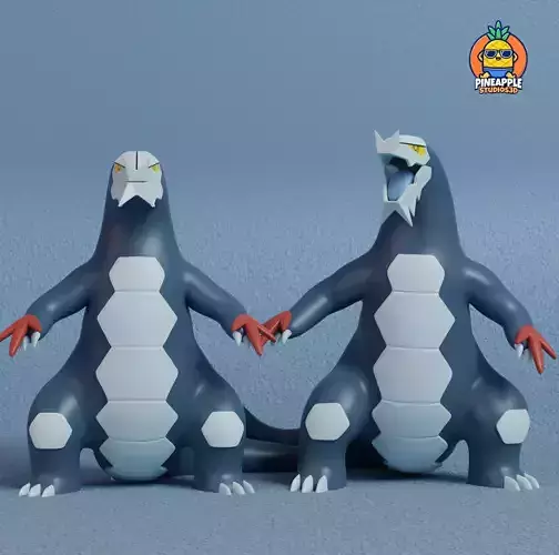 Pokemon - Baxcalibur with 2 poses