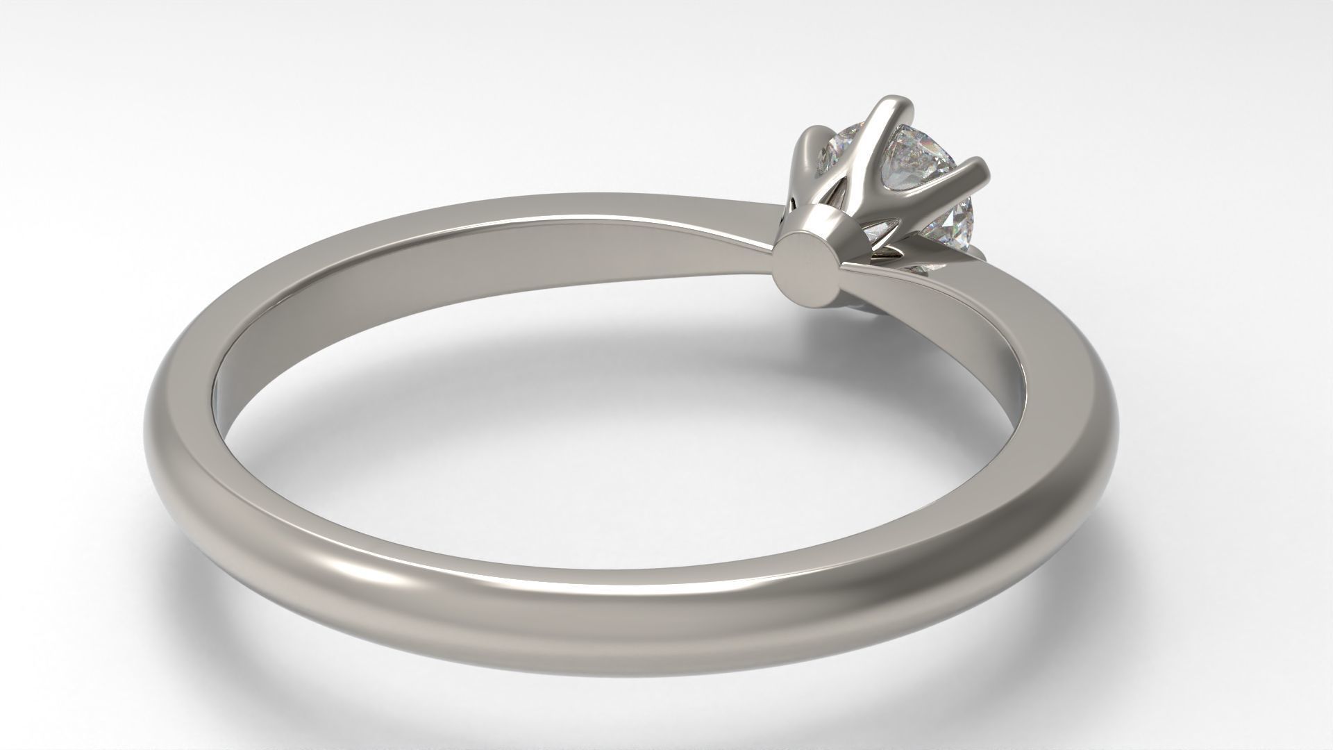 Engagement ring ER45 3D print model_8