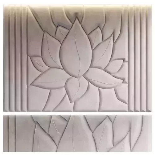 Lotus soft wall panel