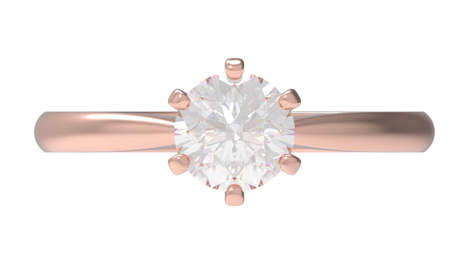 Engagement ring ER 65 3D print model_8
