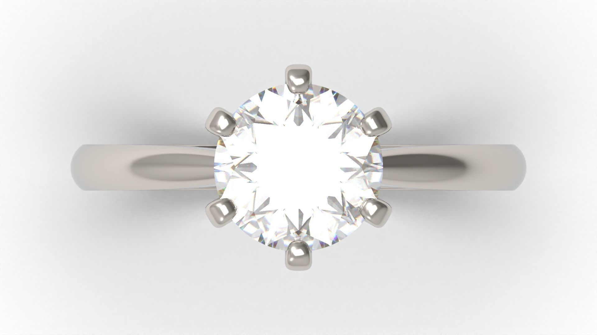 Engagement ring ER 80 3D print model_12