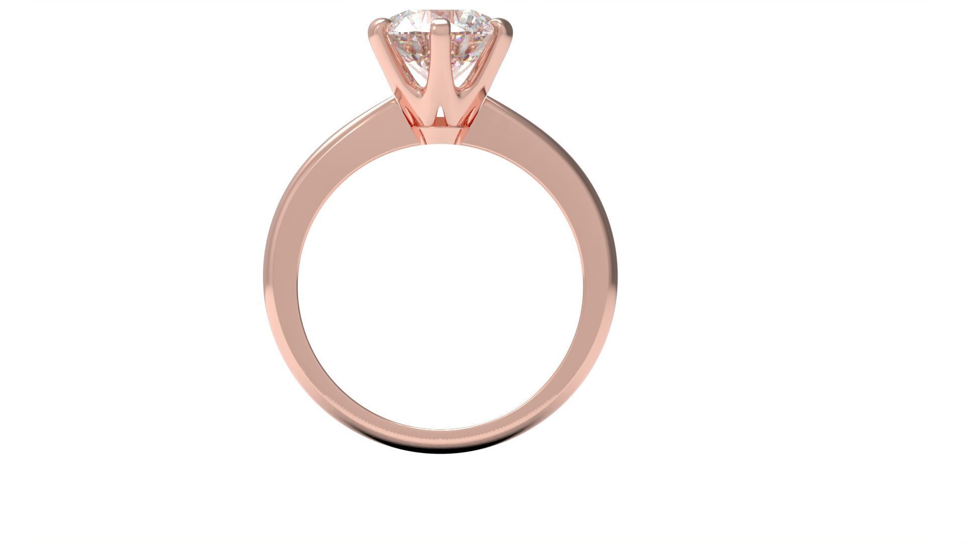 Engagement ring ER 80 3D print model_9