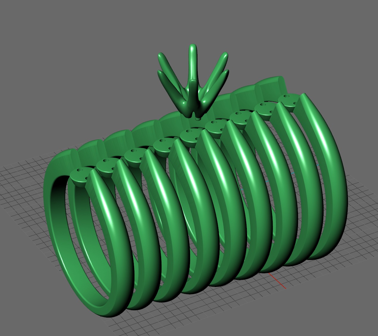 Engagement ring  3D Model Collection_22