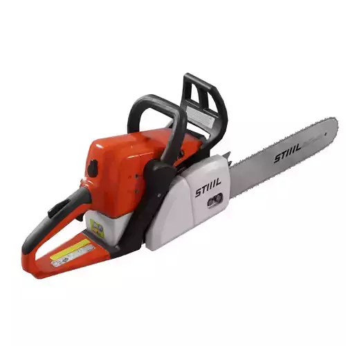 Chainsaw Stihl 250 like 3D model - lowpoly game-ready PBR VR AR