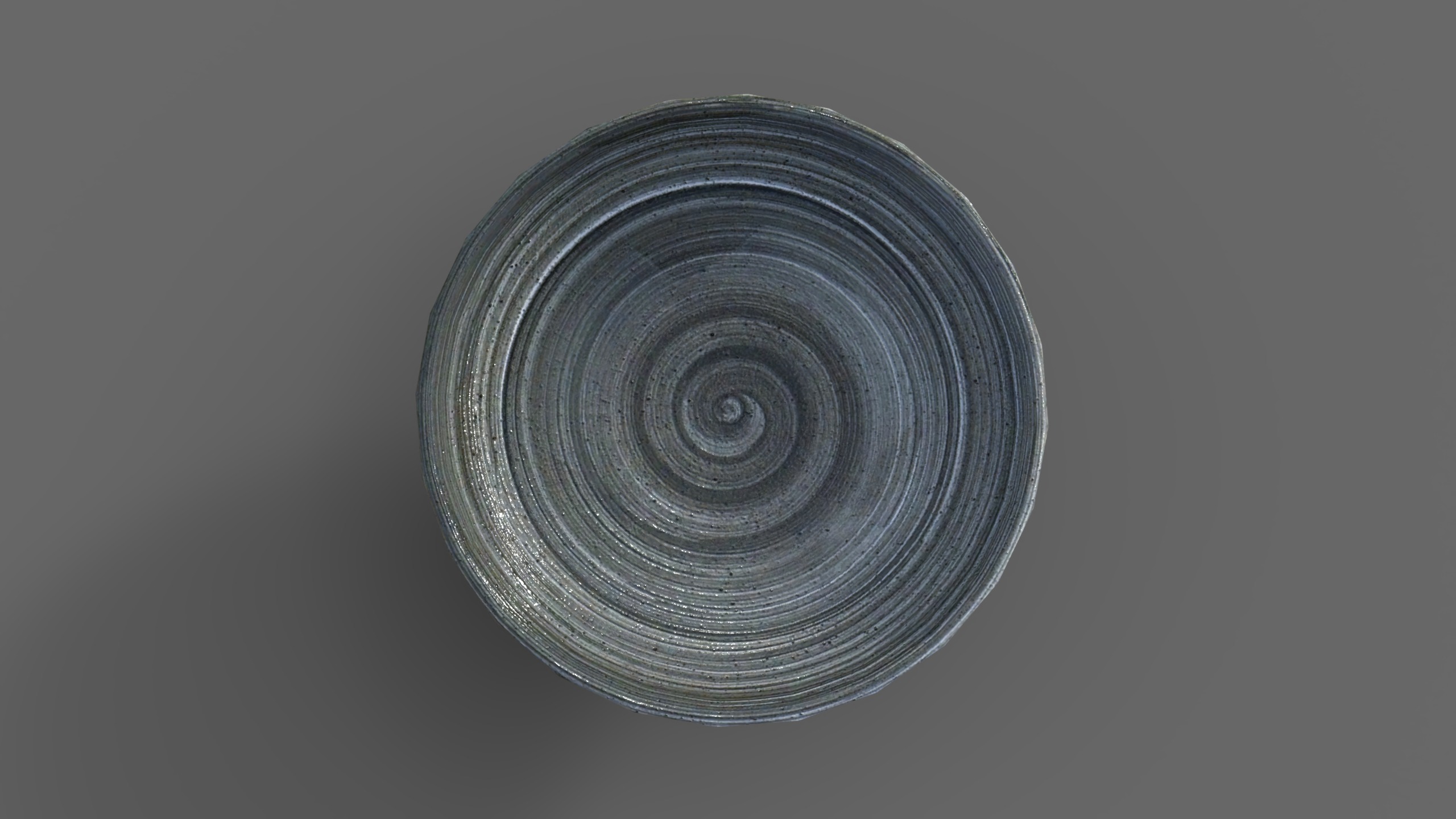 Donuts With Plate food Low-poly 3D model_3