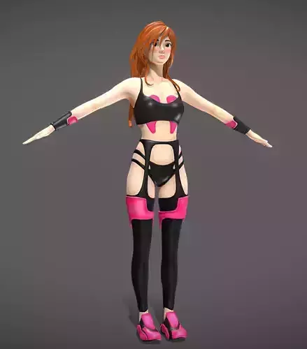 female stylized