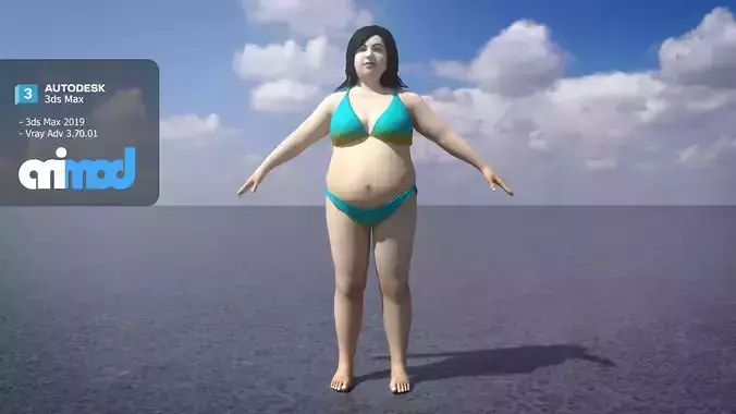 Bikini Fat Woman 0018