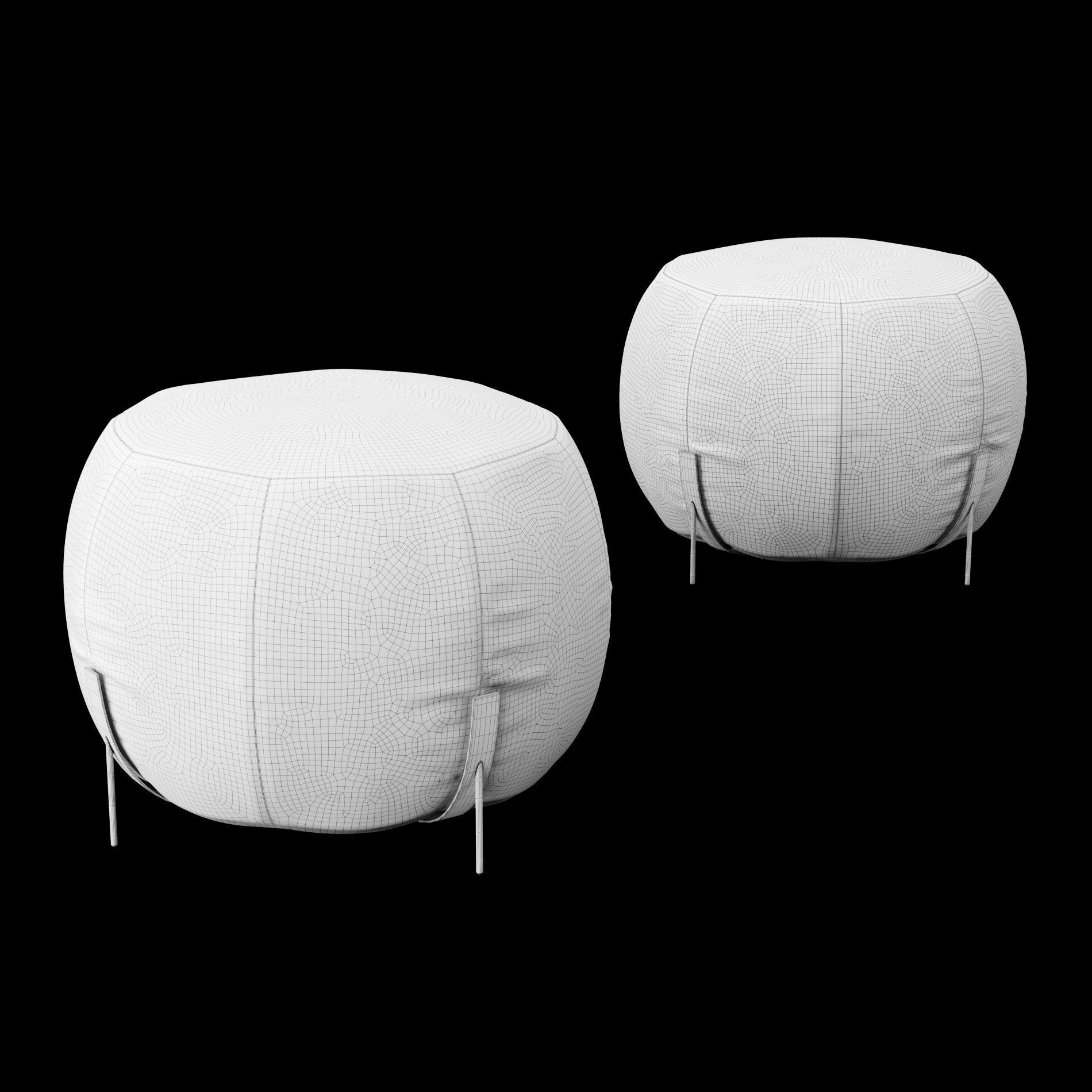 Pouf 5 3D model_1