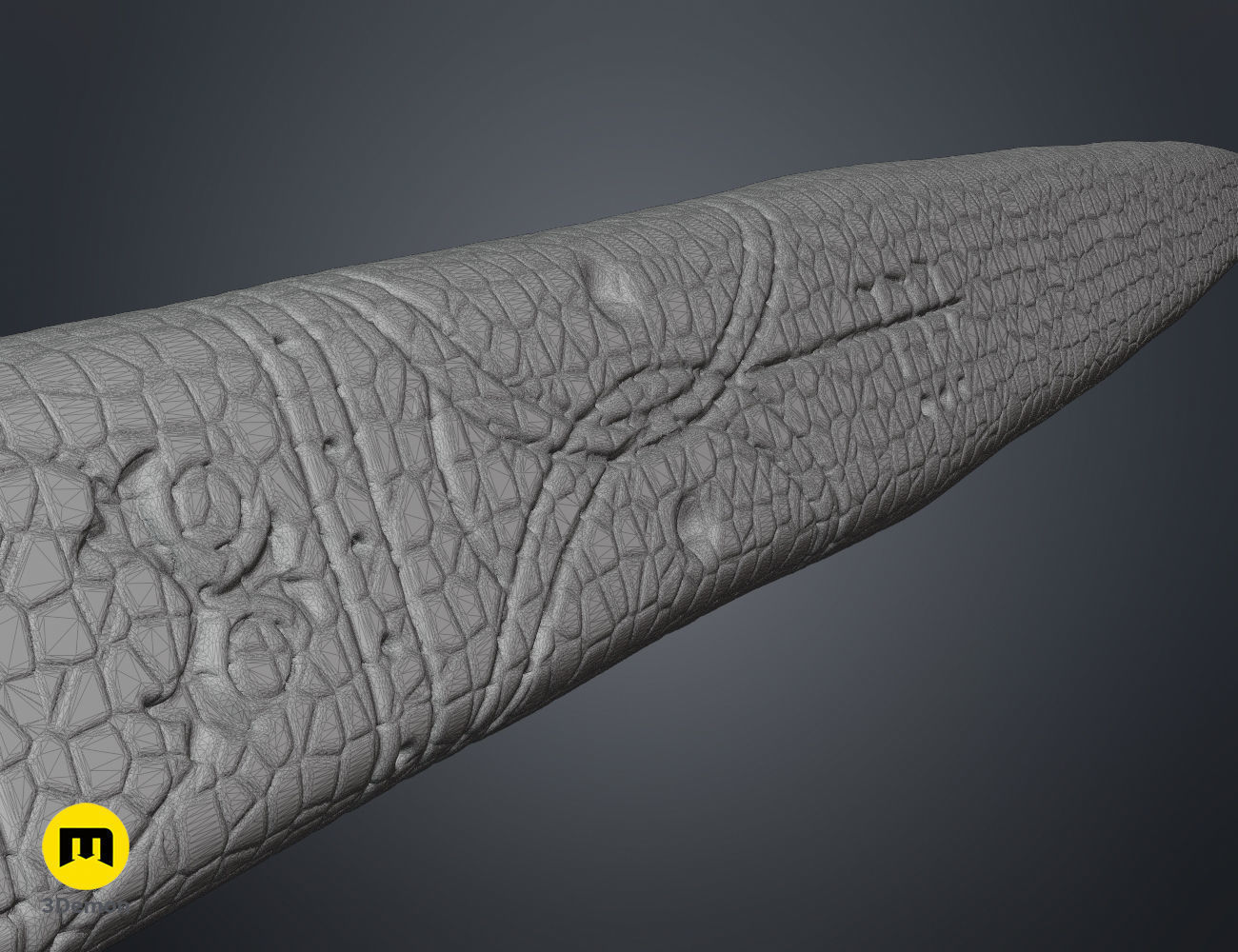 Kynes Crysknife Sheath 3D print model_12