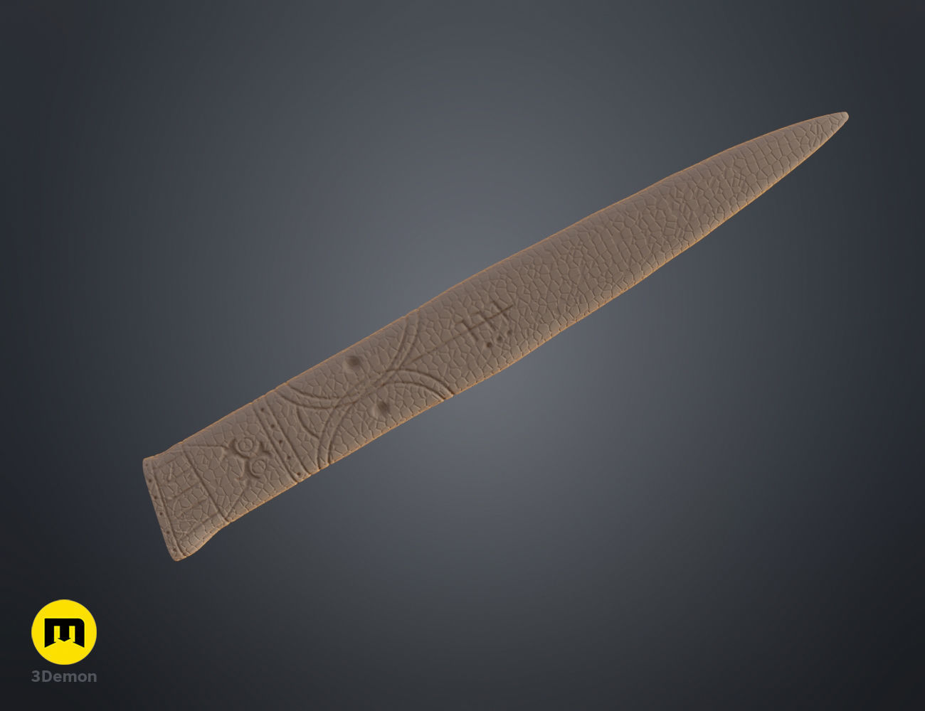 Kynes Crysknife Sheath 3D print model_6