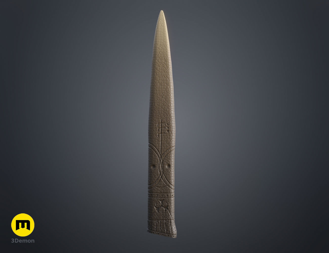 Kynes Crysknife Sheath 3D print model_1