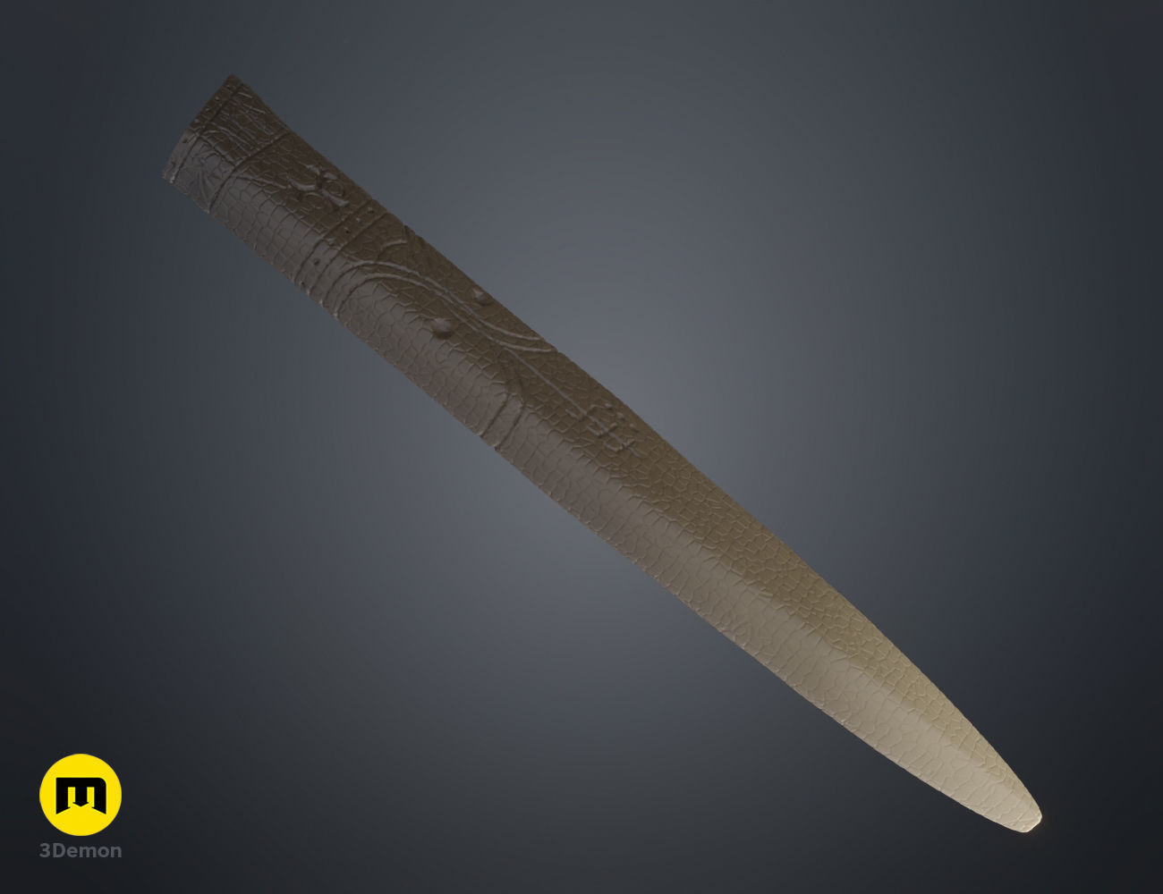 Kynes Crysknife Sheath 3D print model_3