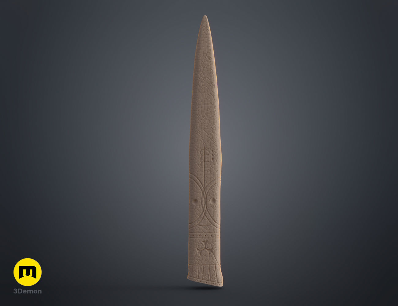 Kynes Crysknife Sheath 3D print model_8
