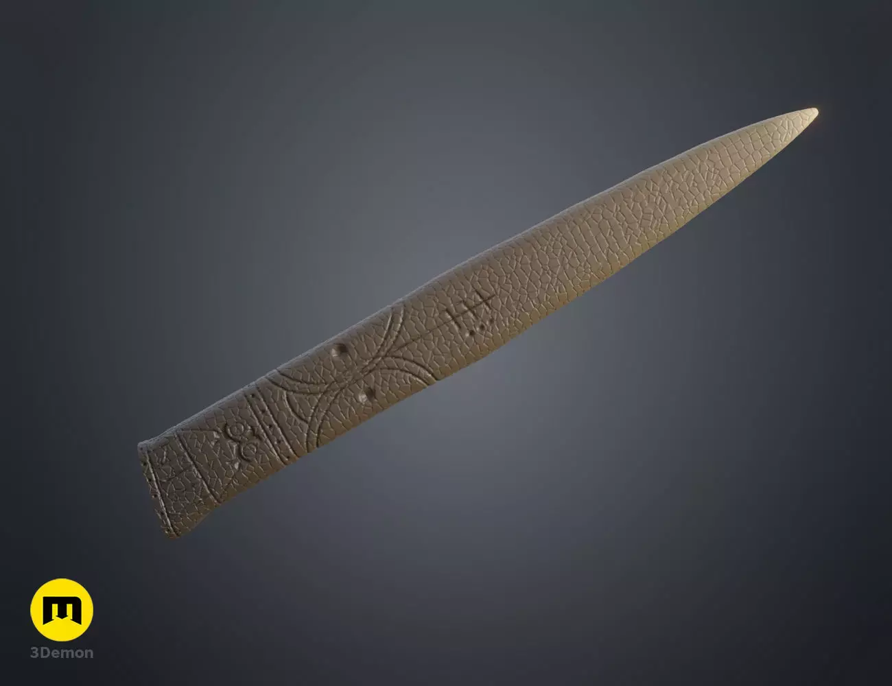 Kynes Crysknife Sheath 3D print model_0