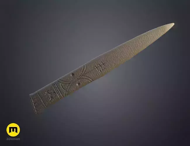 Kynes Crysknife Sheath 3D print model Kynes Crysknife Sheath 3D print model