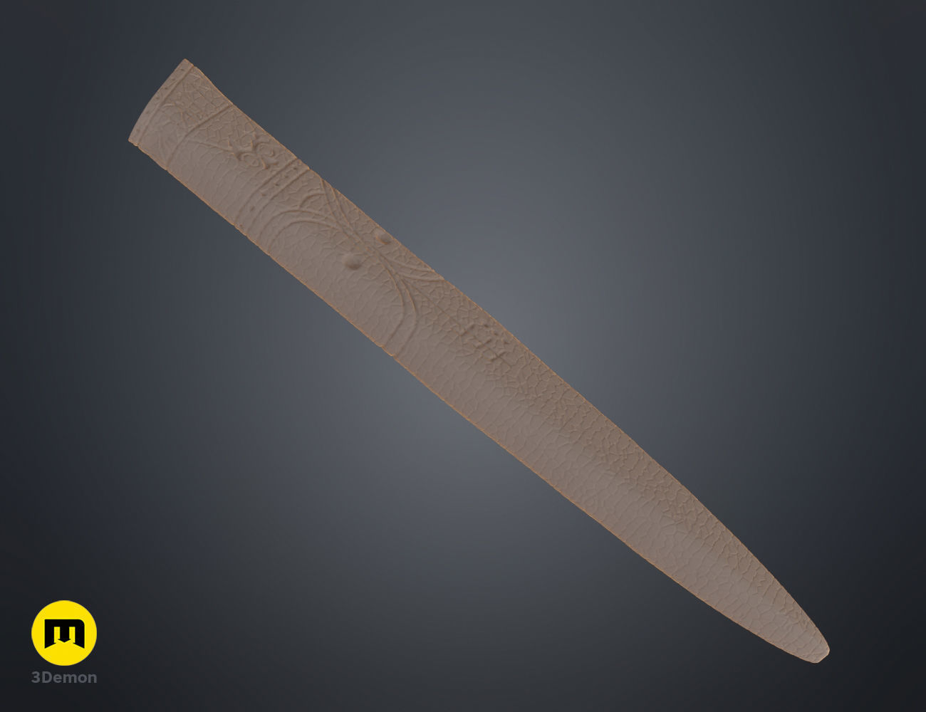 Kynes Crysknife Sheath 3D print model_9