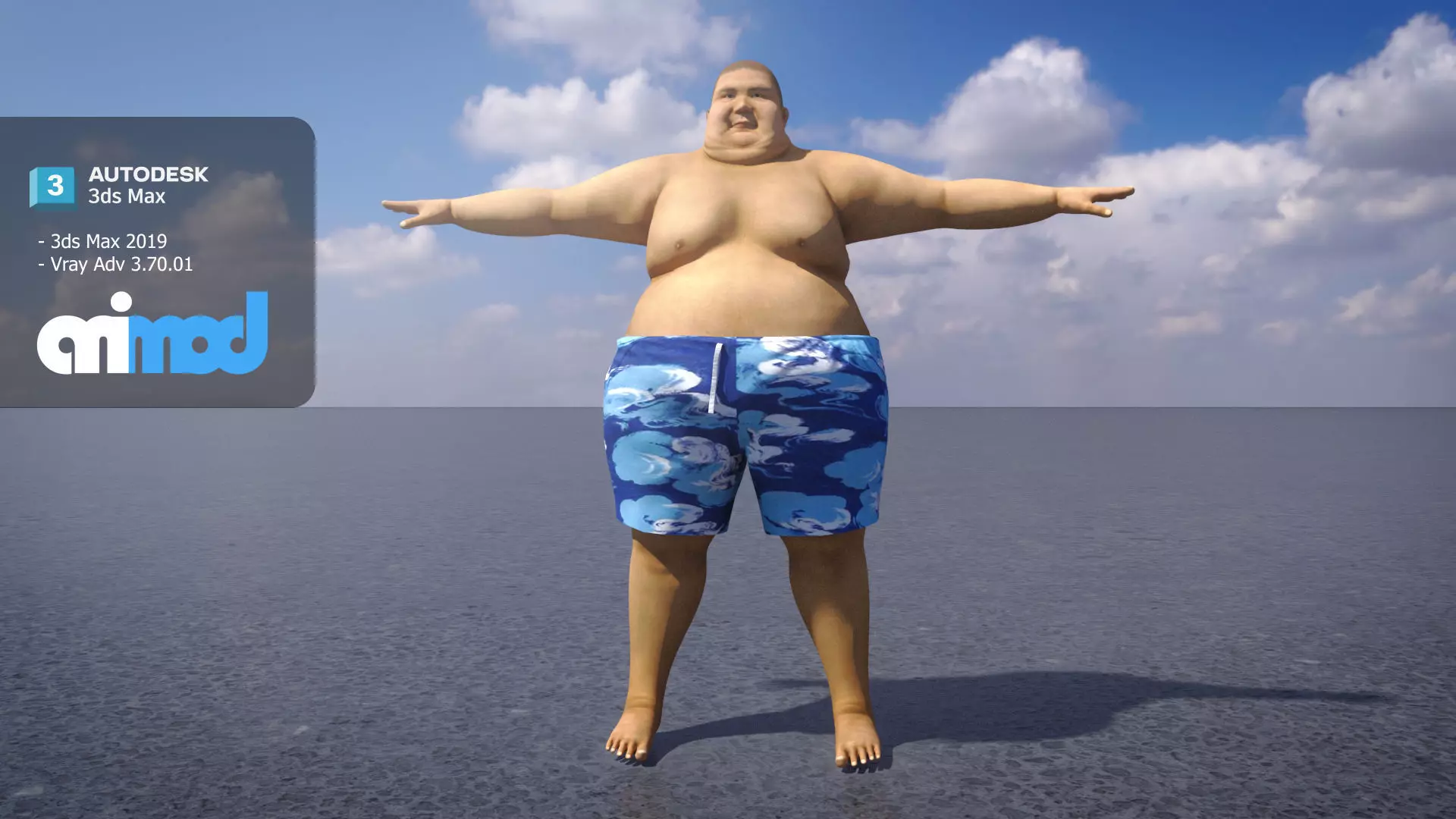 Fat Man 0012 3D model