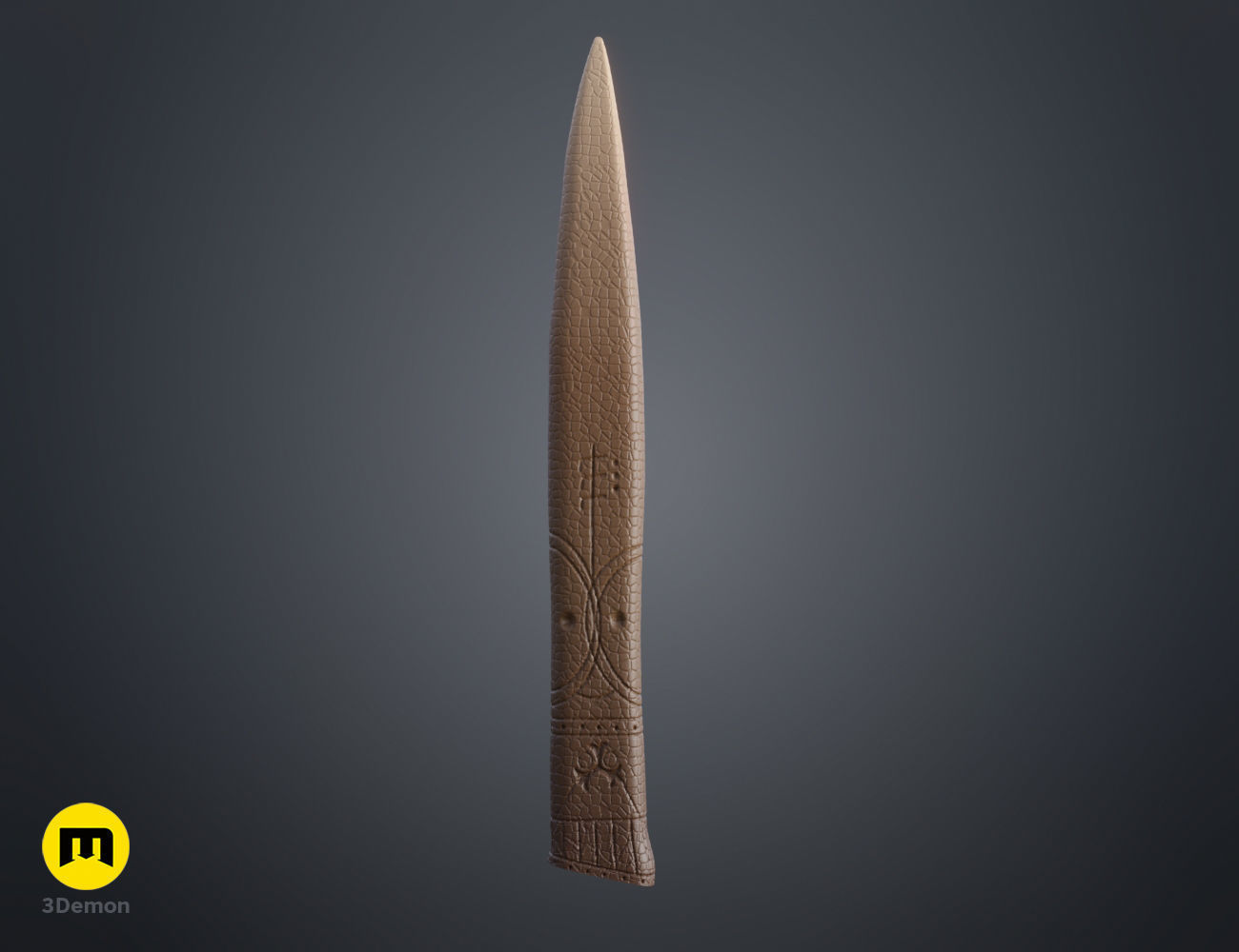 Mapes Crysknife Sheath 3D print model_1