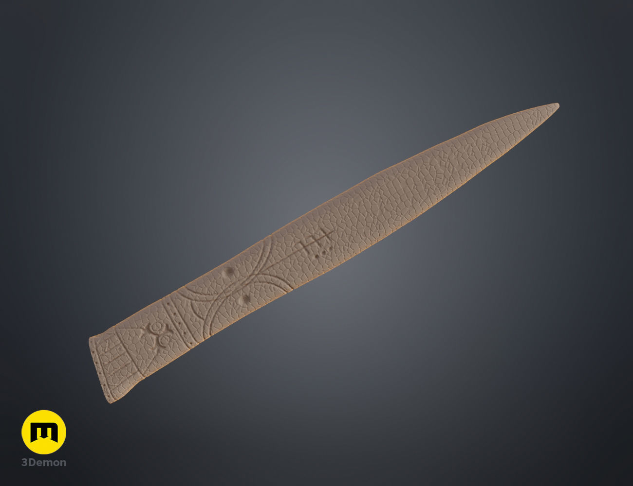 Mapes Crysknife Sheath 3D print model_7
