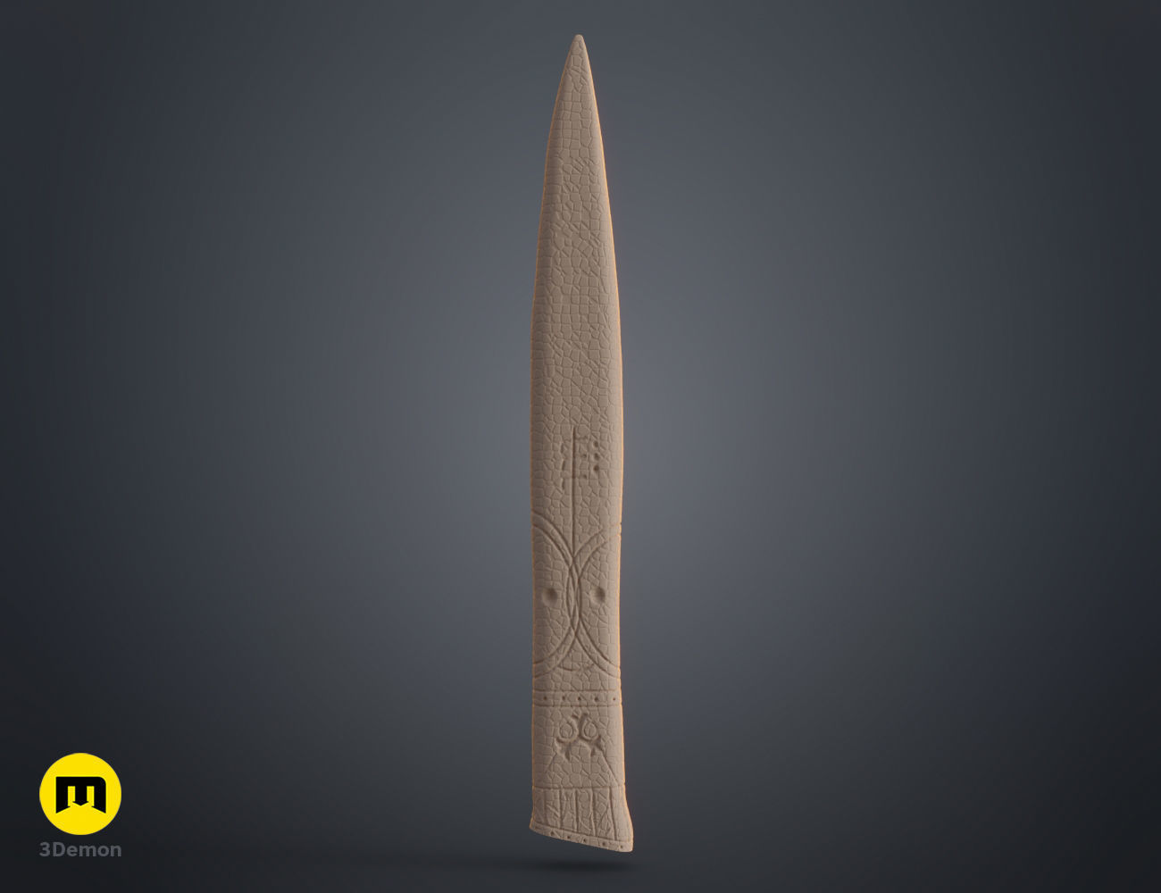 Mapes Crysknife Sheath 3D print model_5