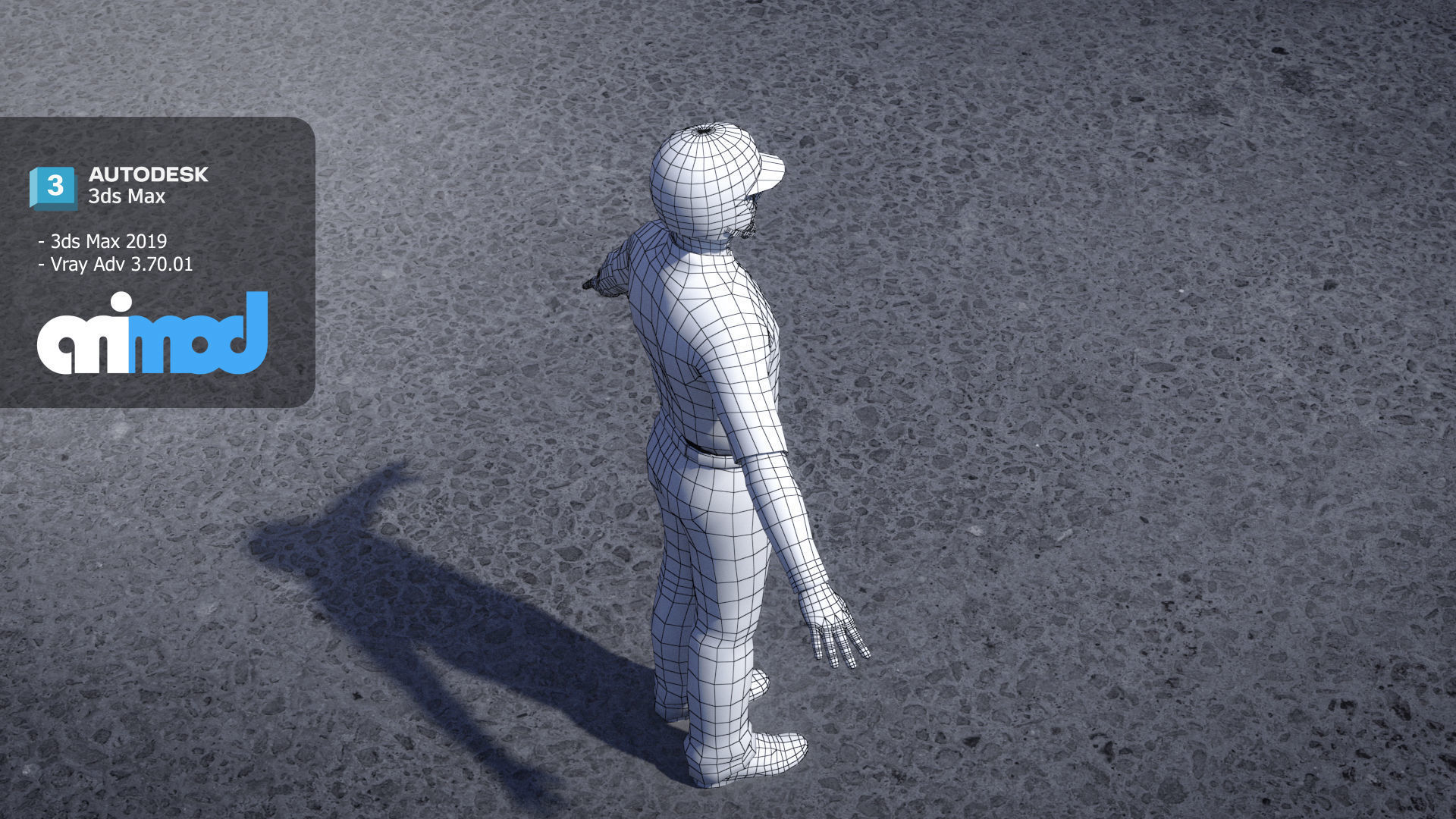 Baseball Player in Red Helmet 3D model_8