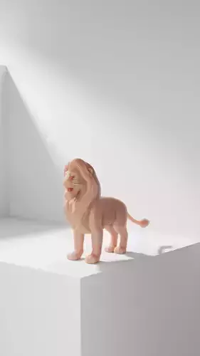 Mufasa Lion King Inspired Lion Sculpture