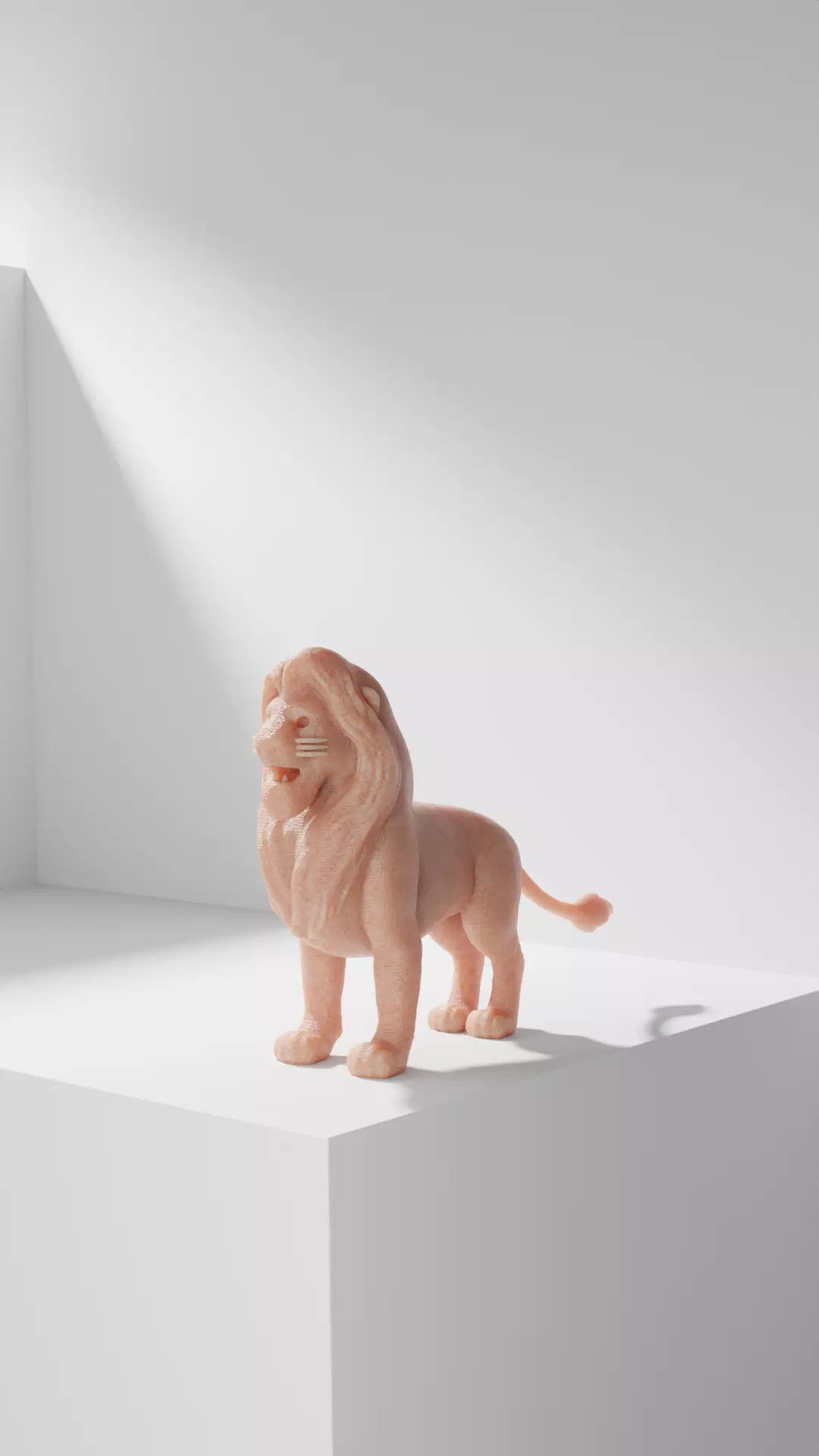 Mufasa Lion King Inspired Lion Sculpture 3D print model_0