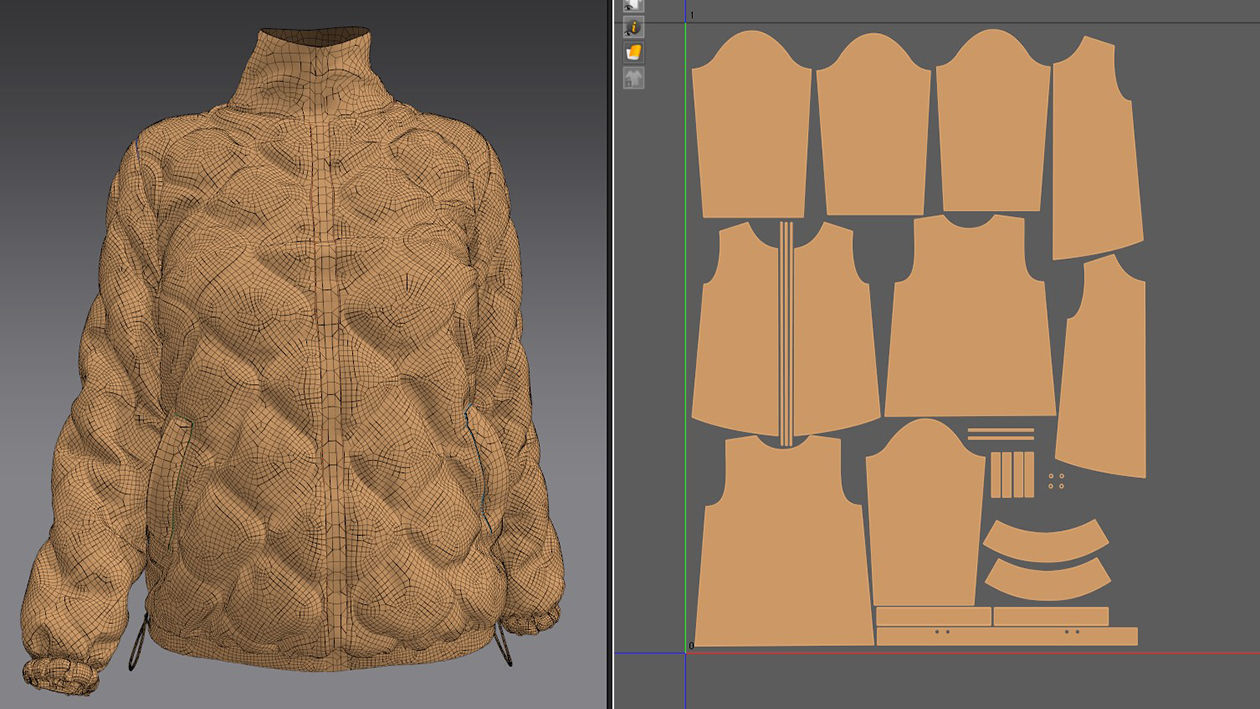  JACKET AND COAT female 3D model_23
