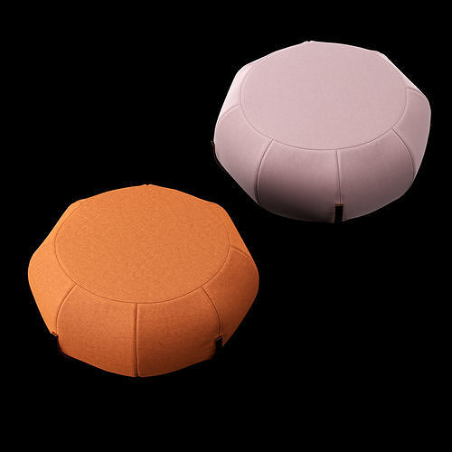 pouf 6 3D model 2