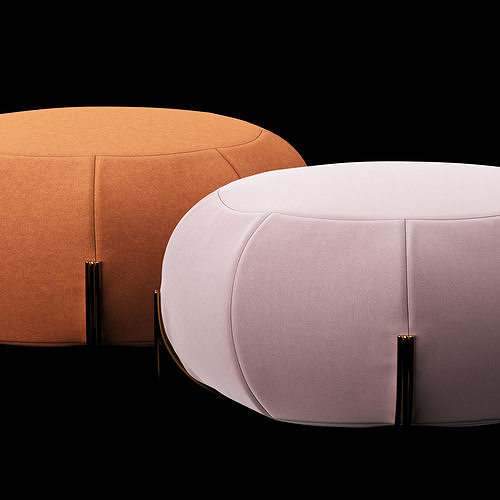 pouf 6 3D model 3