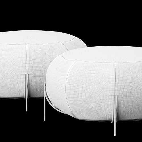 pouf 6 3D model 4
