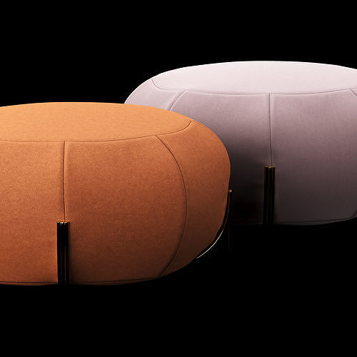 pouf 6 3D model 5