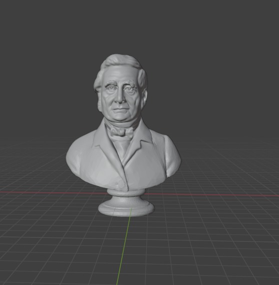George Stephenson 3D print model_1