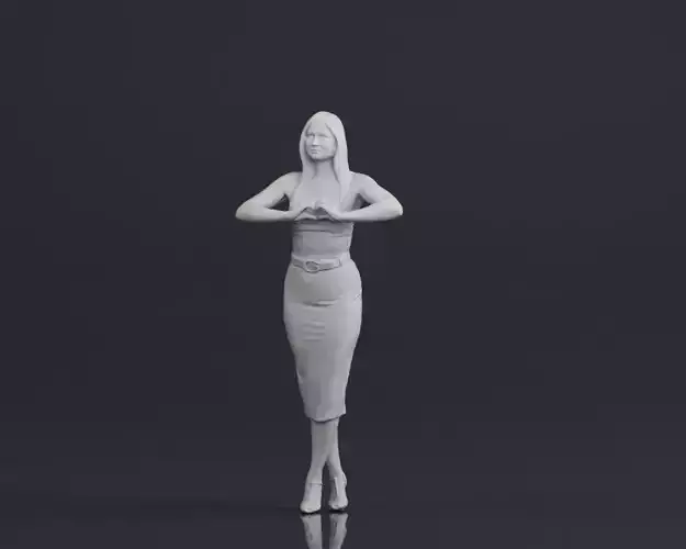 001553 Woman in a professional stance