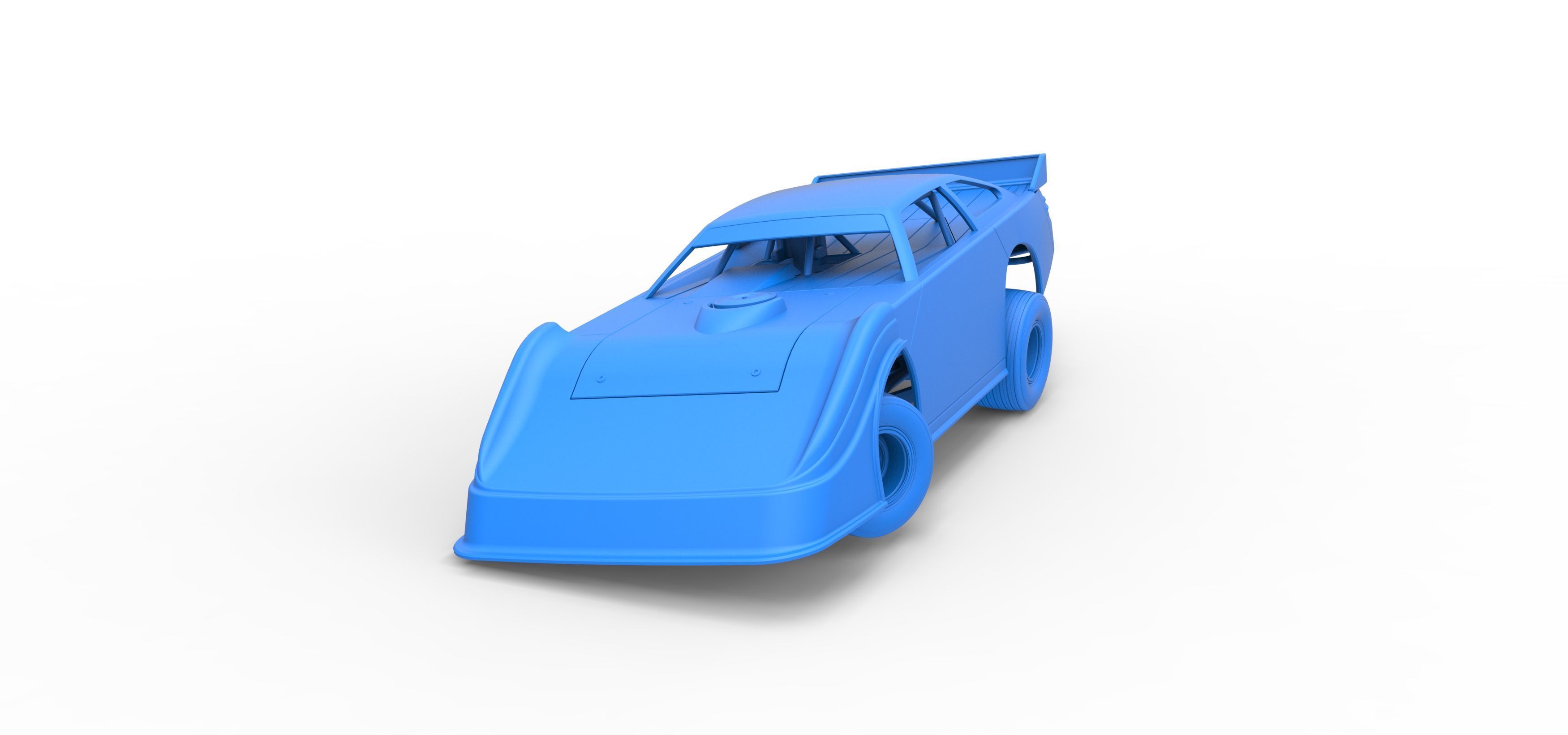 Australian Super Sedan while turning Scale 1 to 25 3D print model_32