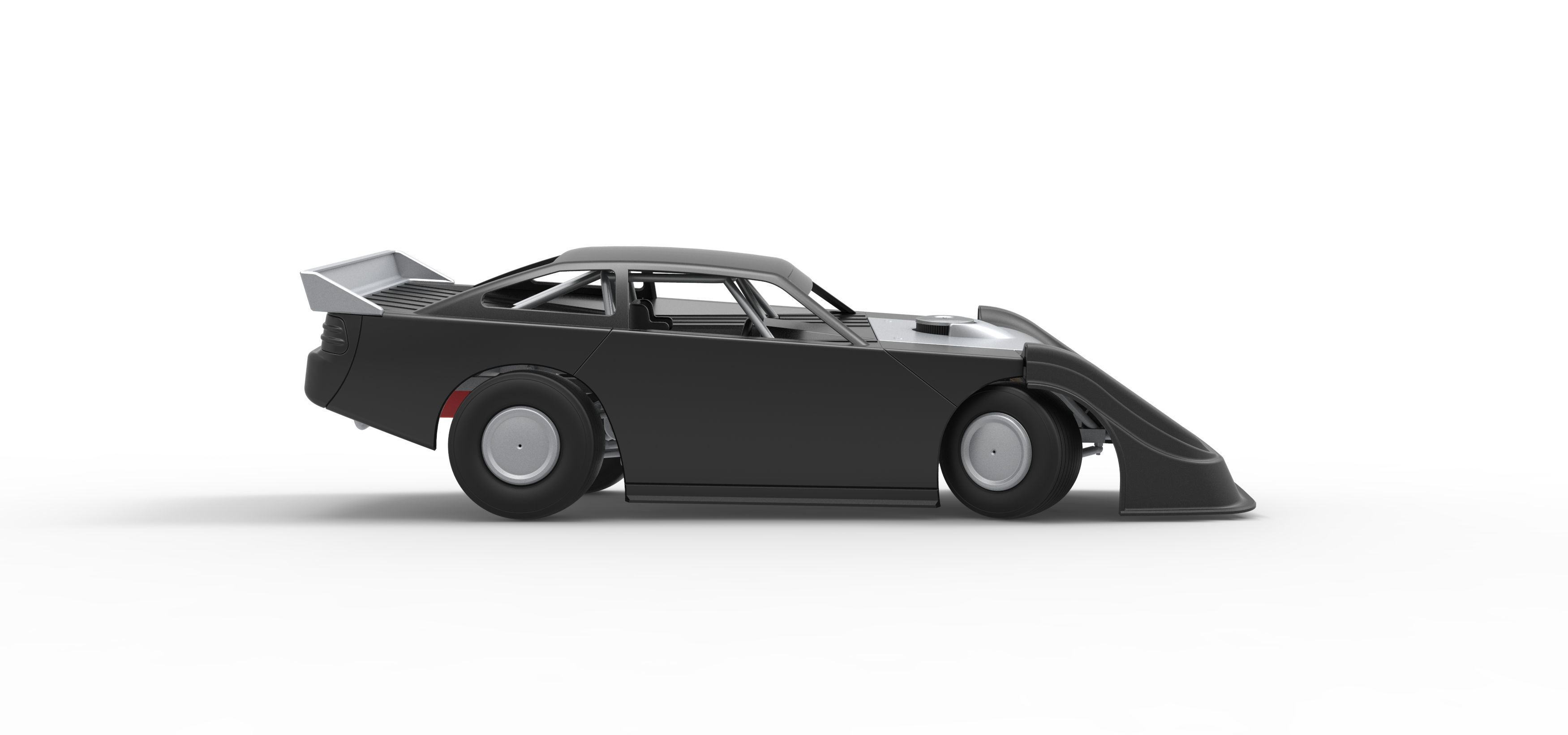 Australian Super Sedan while turning Scale 1 to 25 3D print model_22