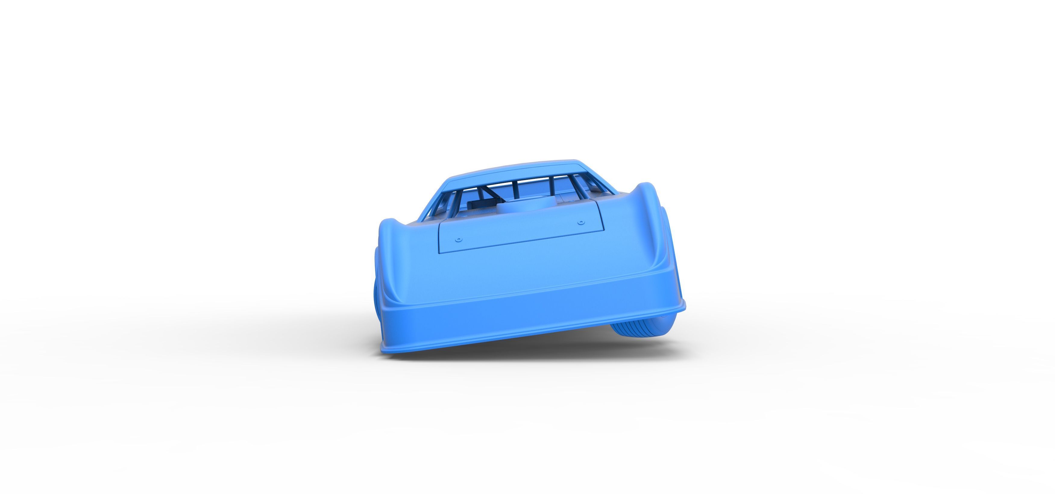 Australian Super Sedan while turning Scale 1 to 25 3D print model_34