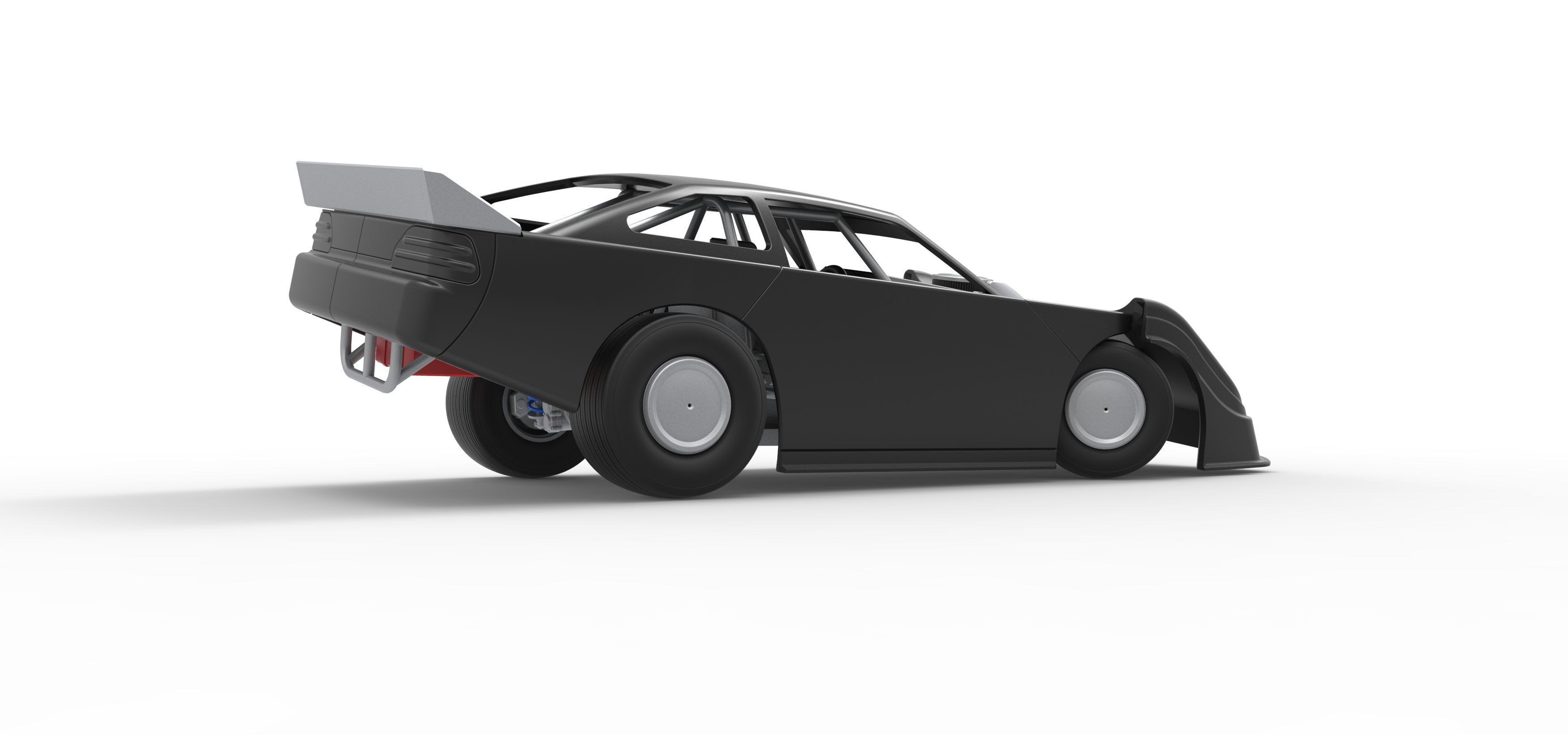 Australian Super Sedan while turning Scale 1 to 25 3D print model_21