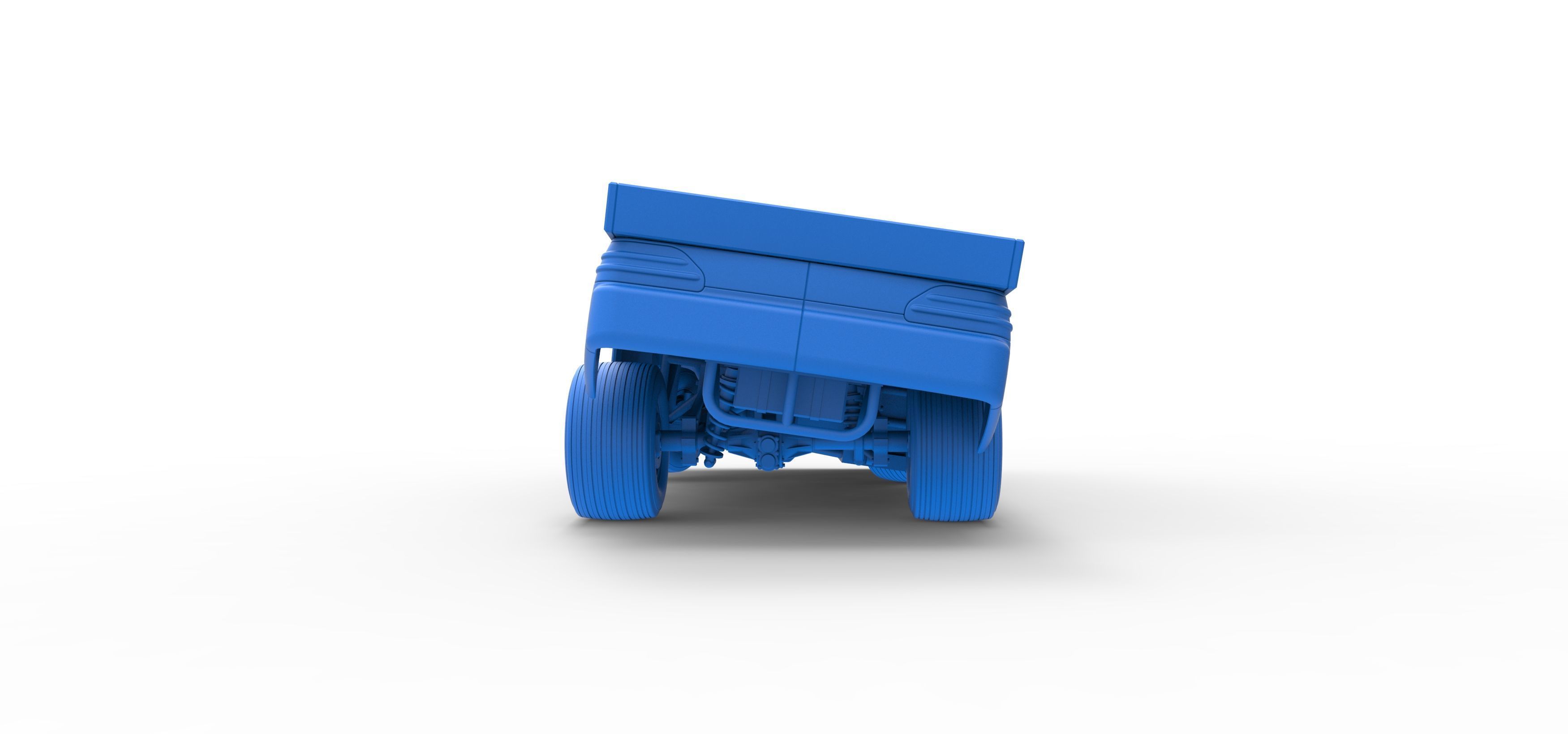 Australian Super Sedan while turning Scale 1 to 25 3D print model_43