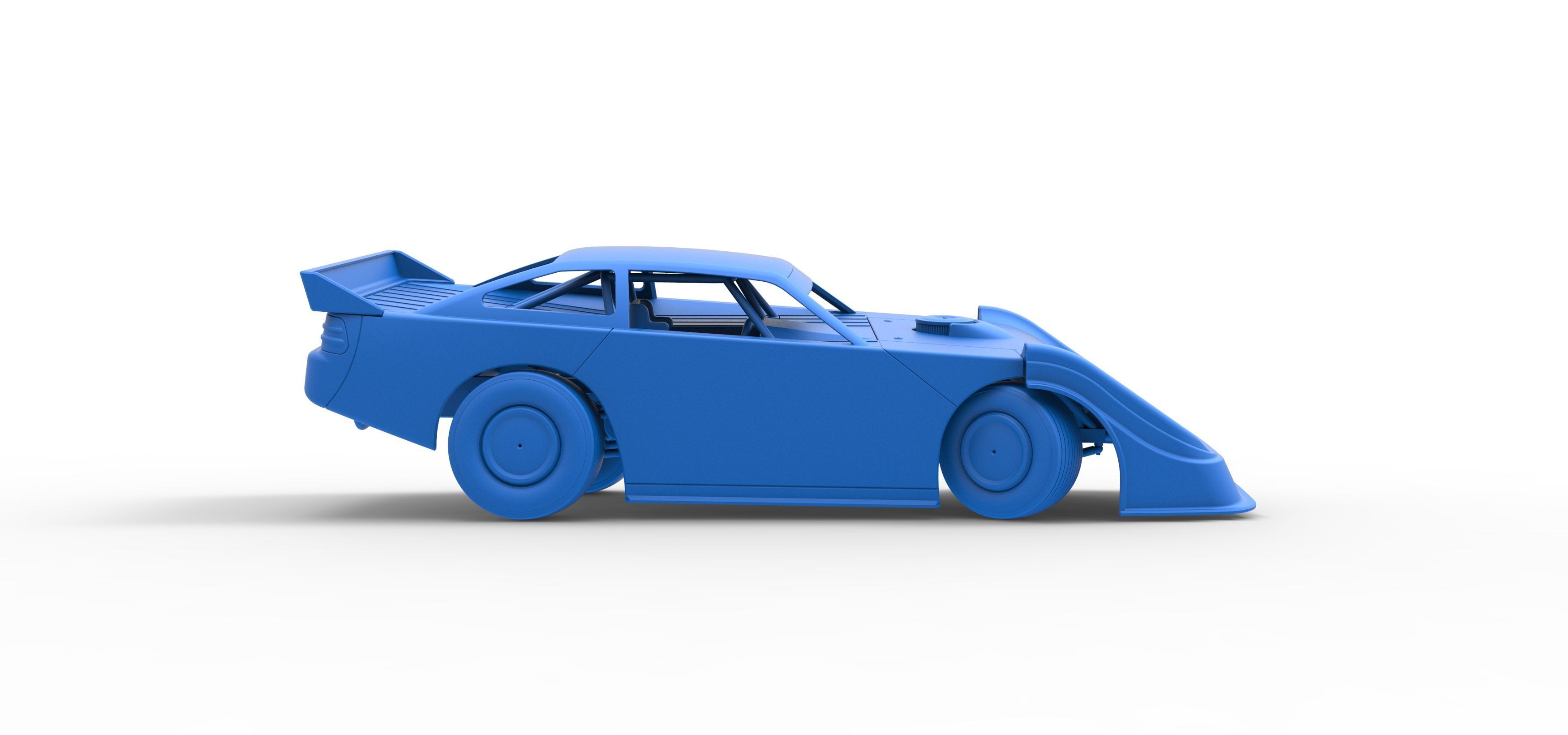 Australian Super Sedan while turning Scale 1 to 25 3D print model_49