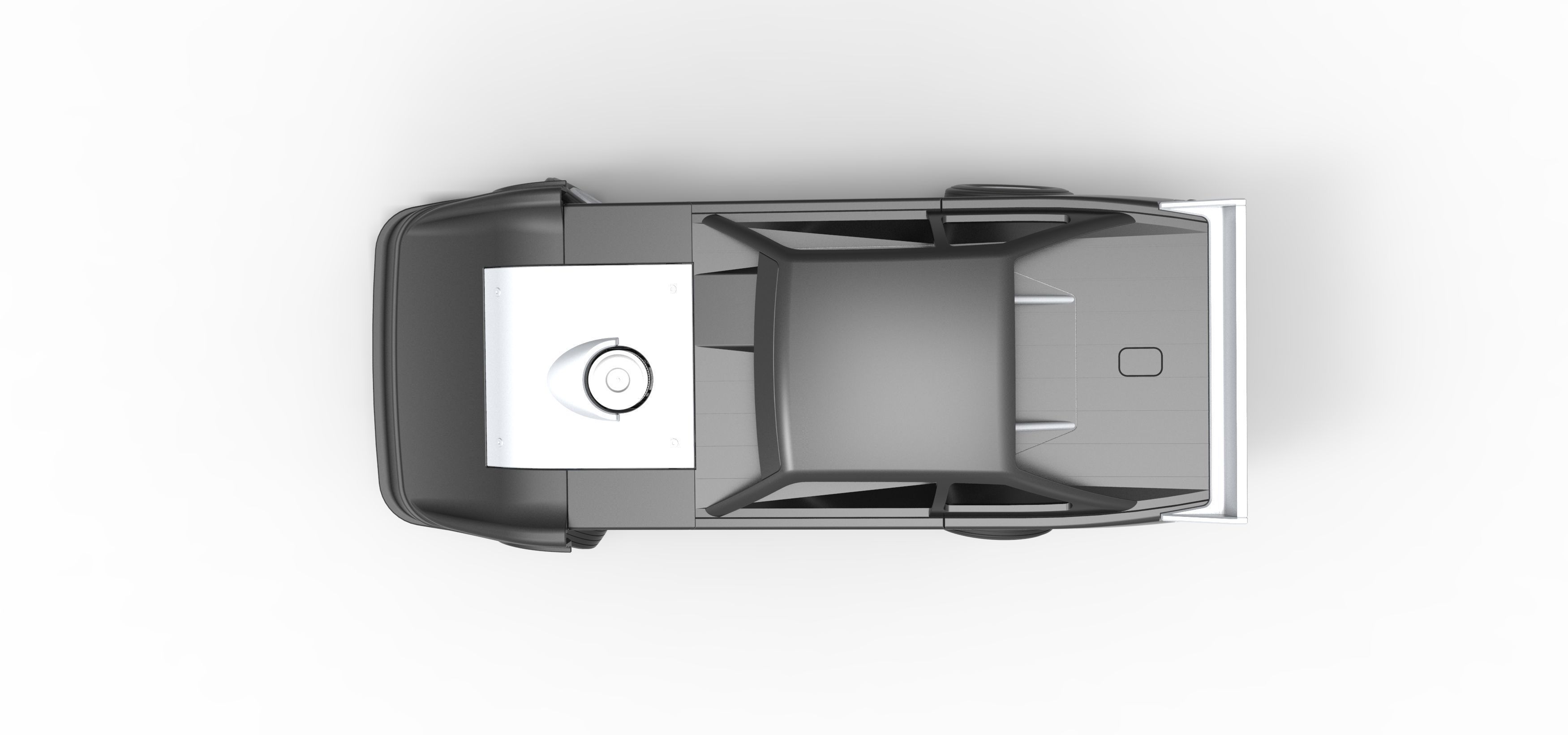 Australian Super Sedan while turning Scale 1 to 25 3D print model_11
