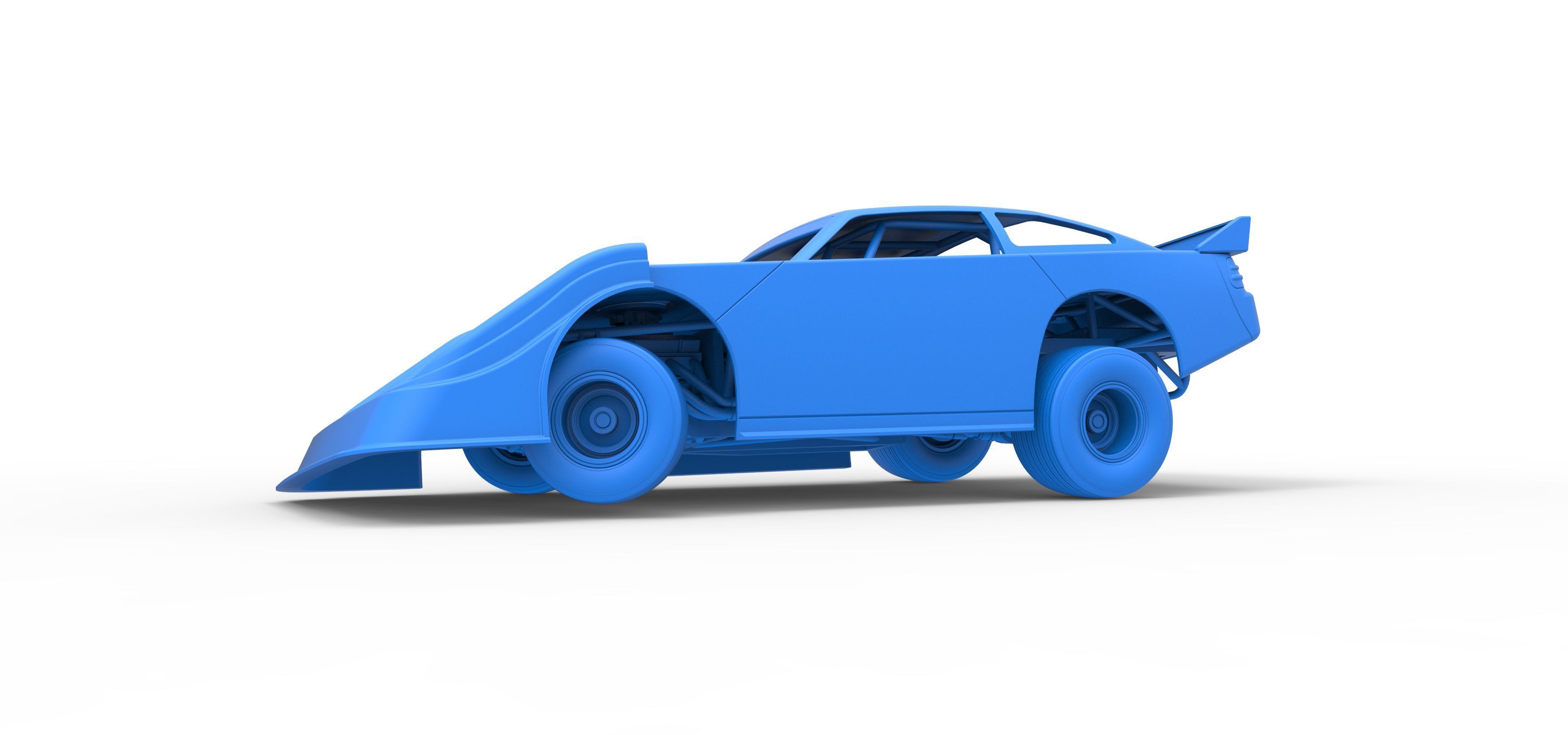 Australian Super Sedan while turning Scale 1 to 25 3D print model_29