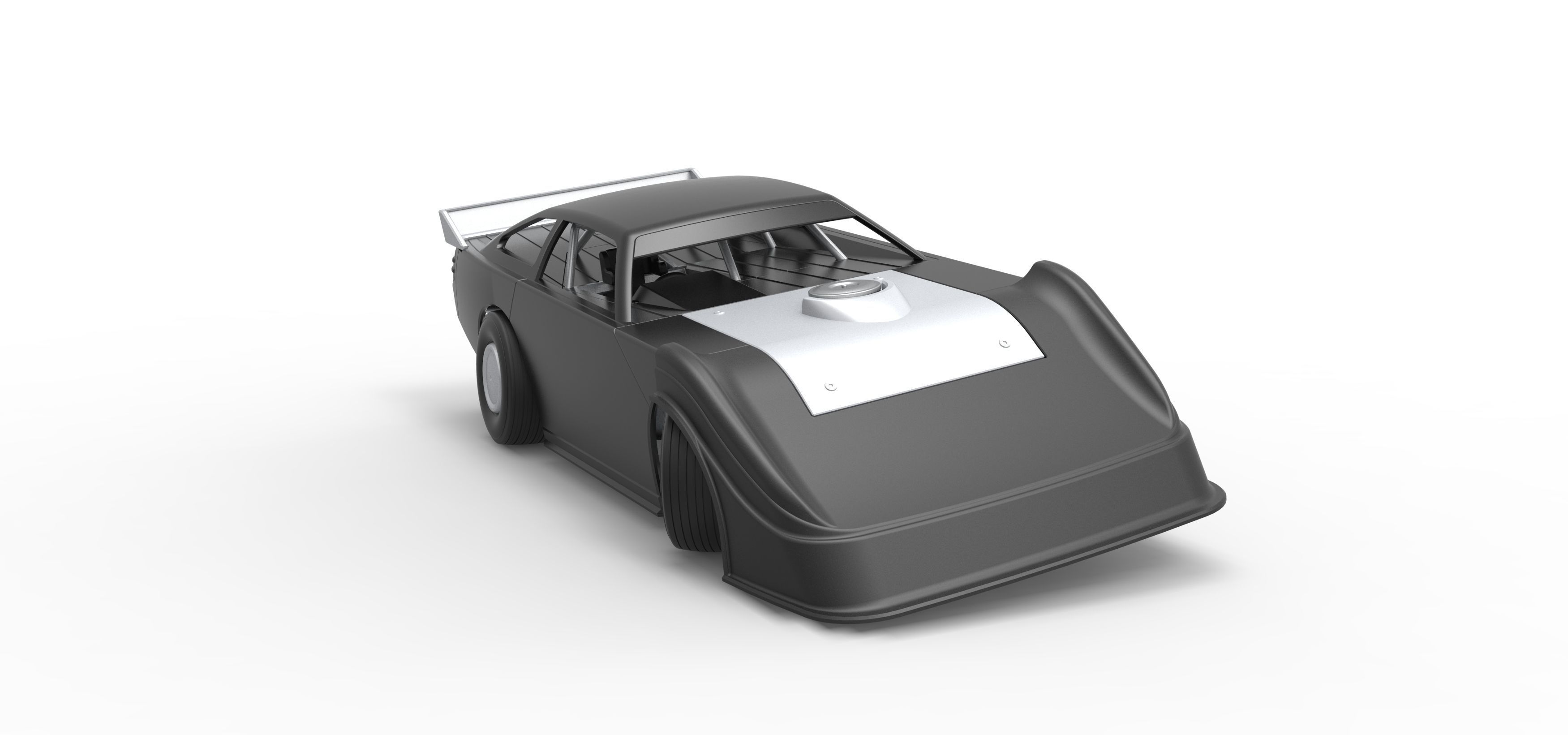 Australian Super Sedan while turning Scale 1 to 25 3D print model_26