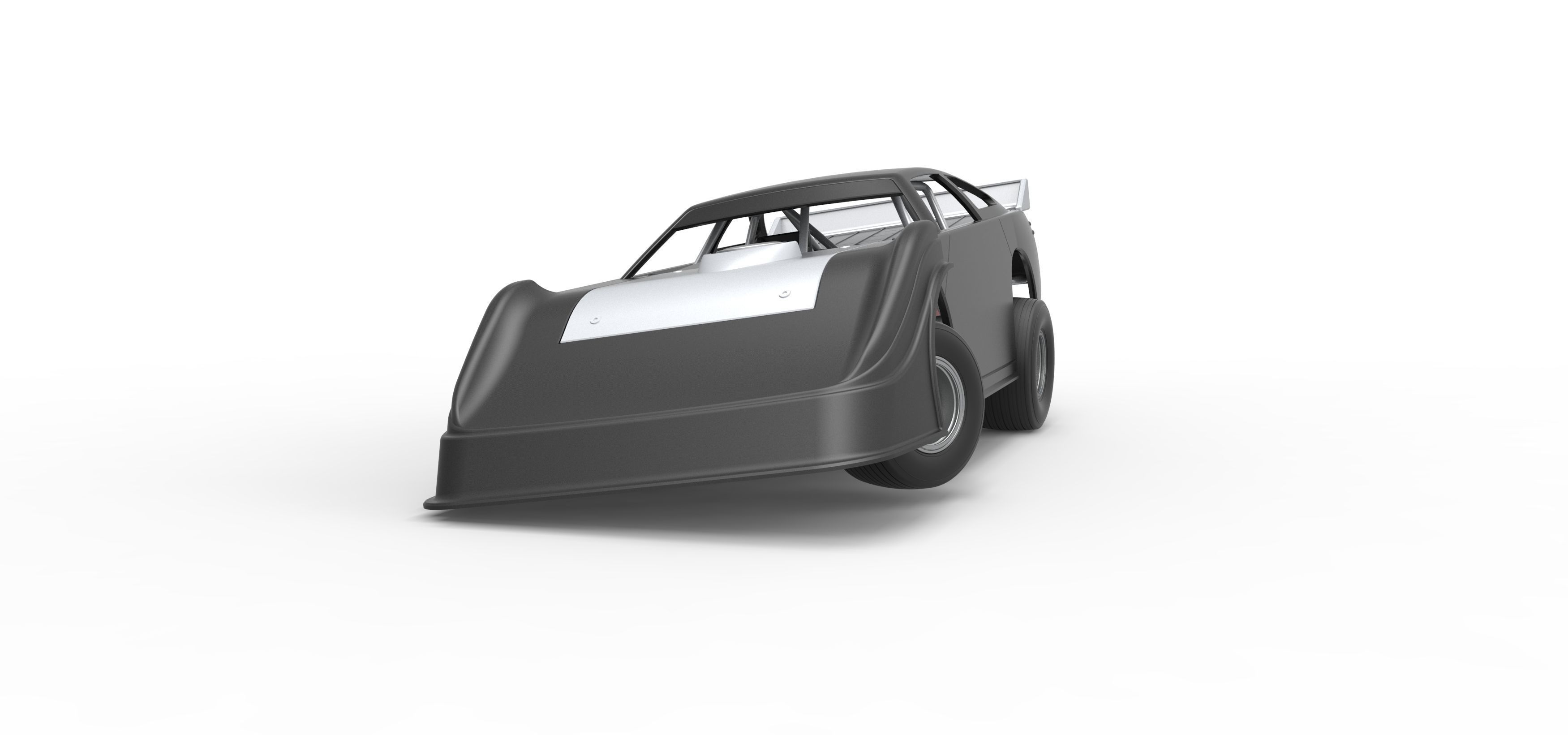 Australian Super Sedan while turning Scale 1 to 25 3D print model_6