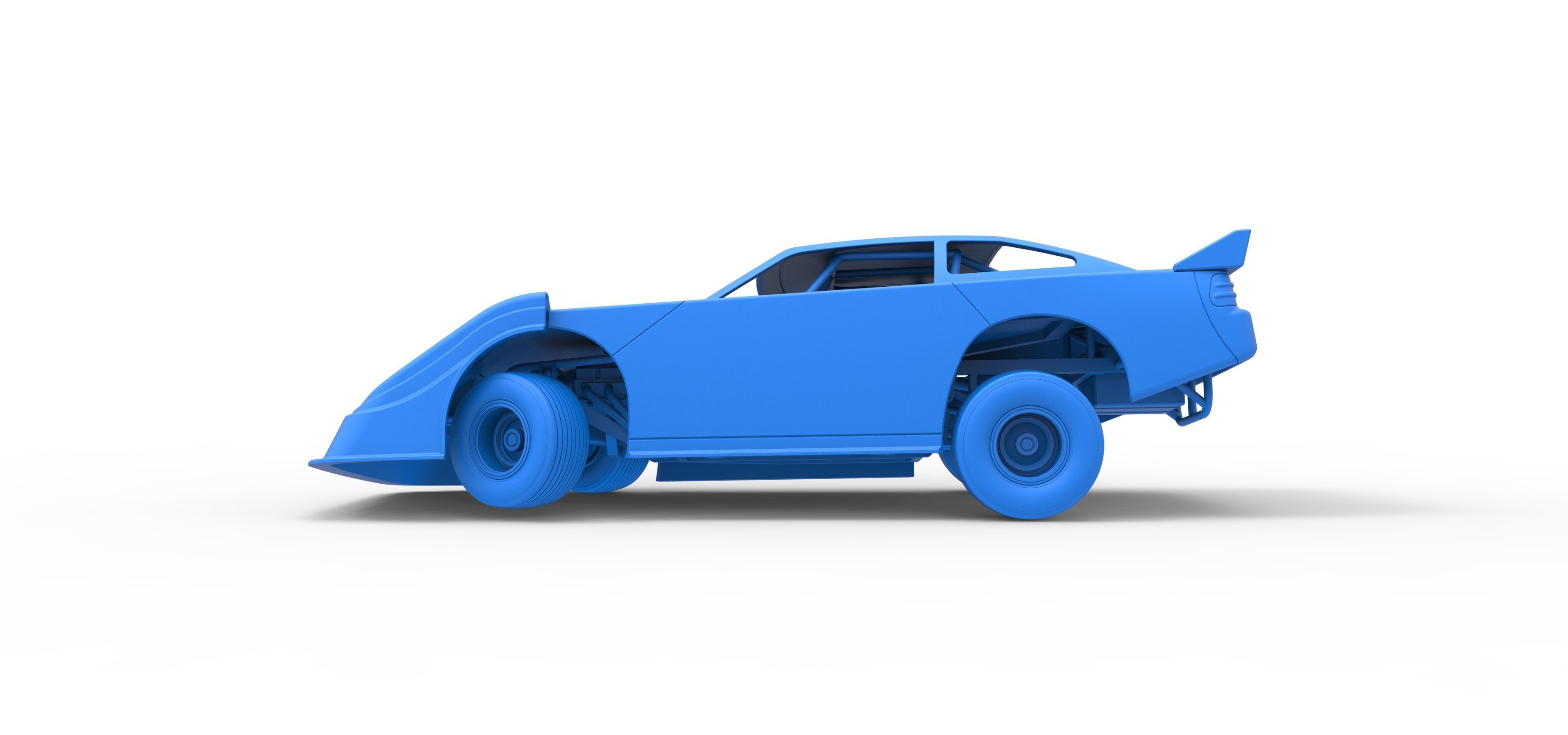 Australian Super Sedan while turning Scale 1 to 25 3D print model_36