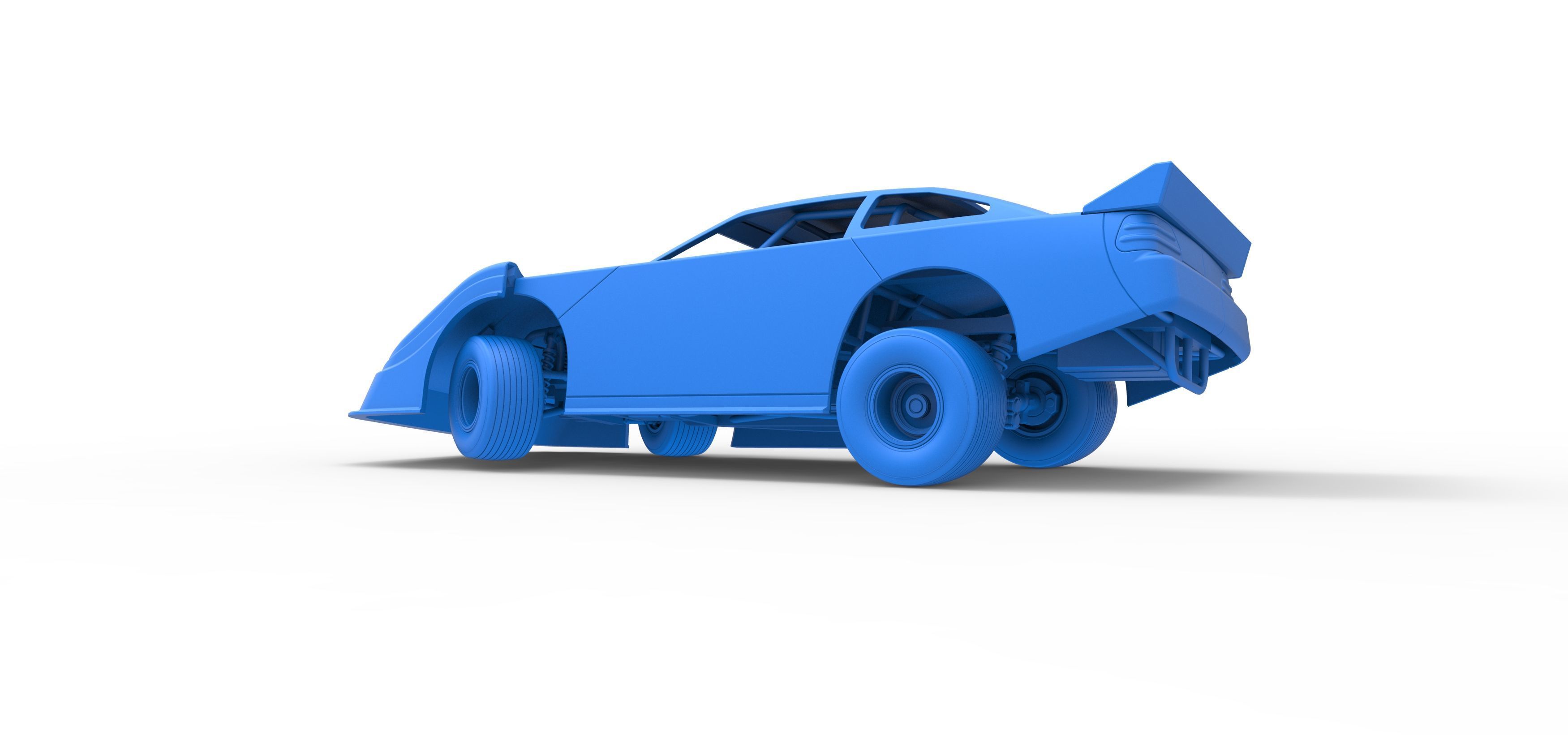 Australian Super Sedan while turning Scale 1 to 25 3D print model_40