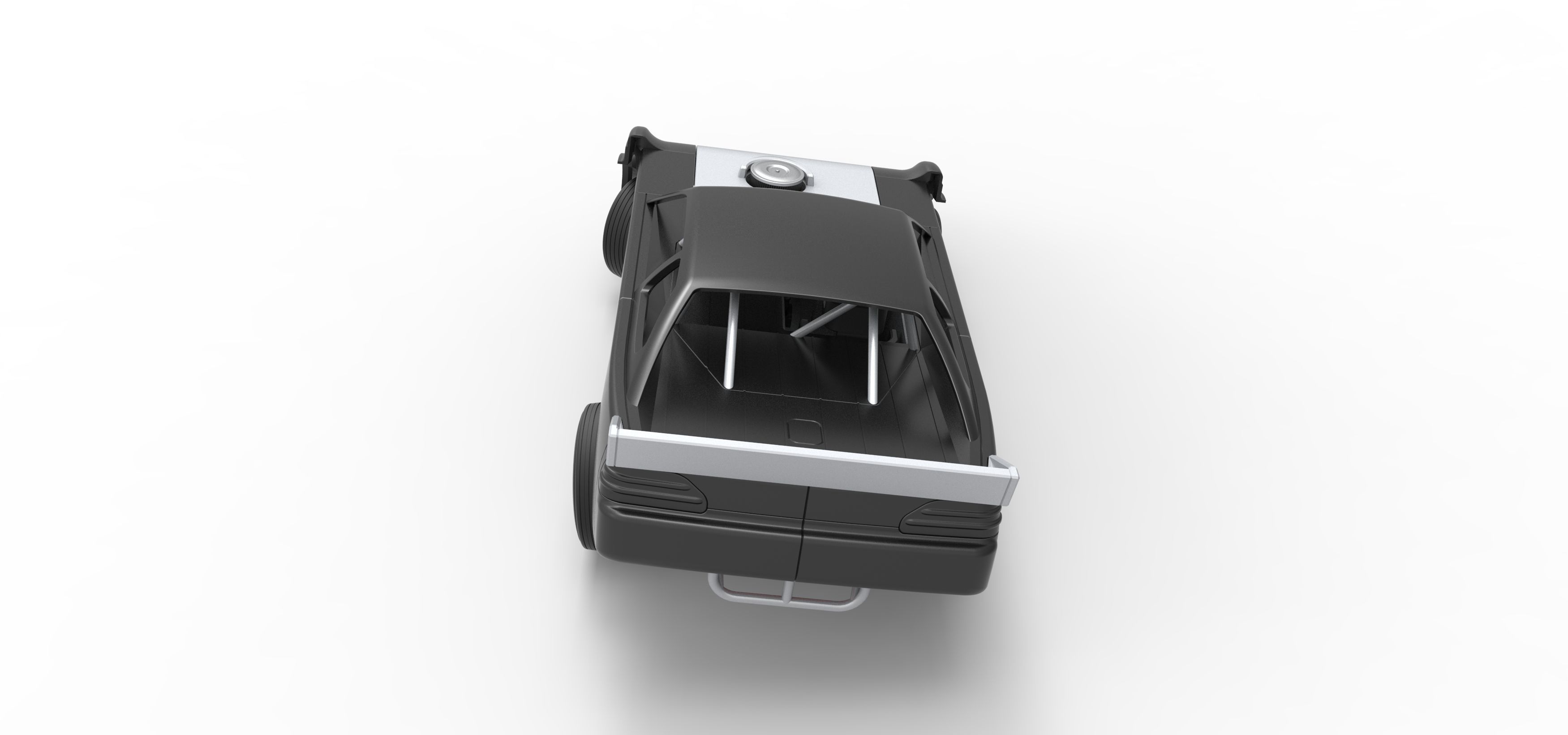 Australian Super Sedan while turning Scale 1 to 25 3D print model_17