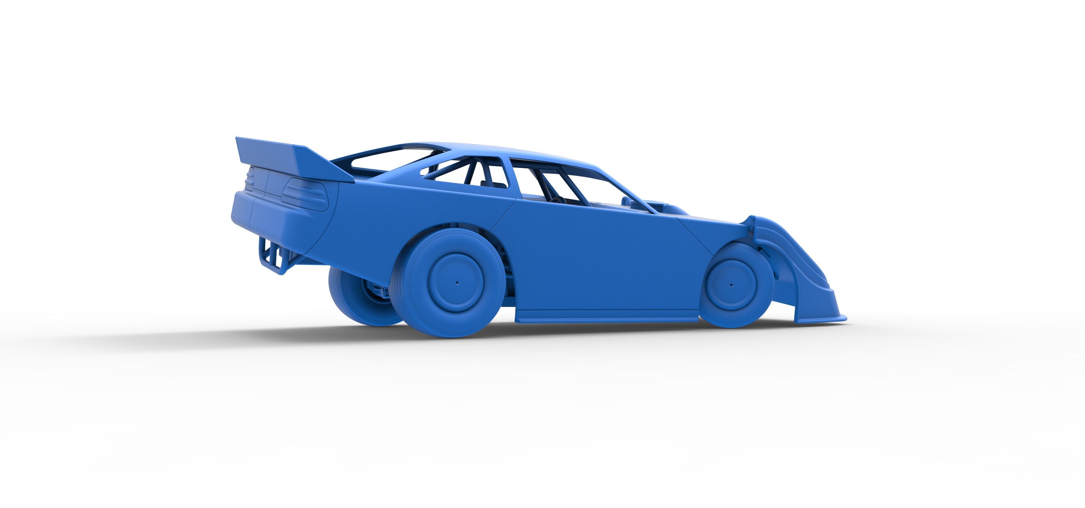 Australian Super Sedan while turning Scale 1 to 25 3D print model_48