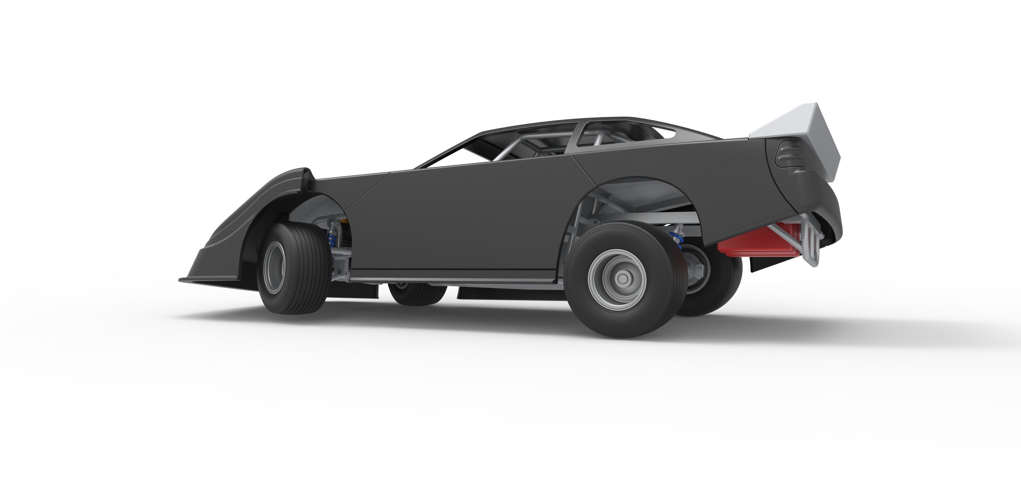 Australian Super Sedan while turning Scale 1 to 25 3D print model_13