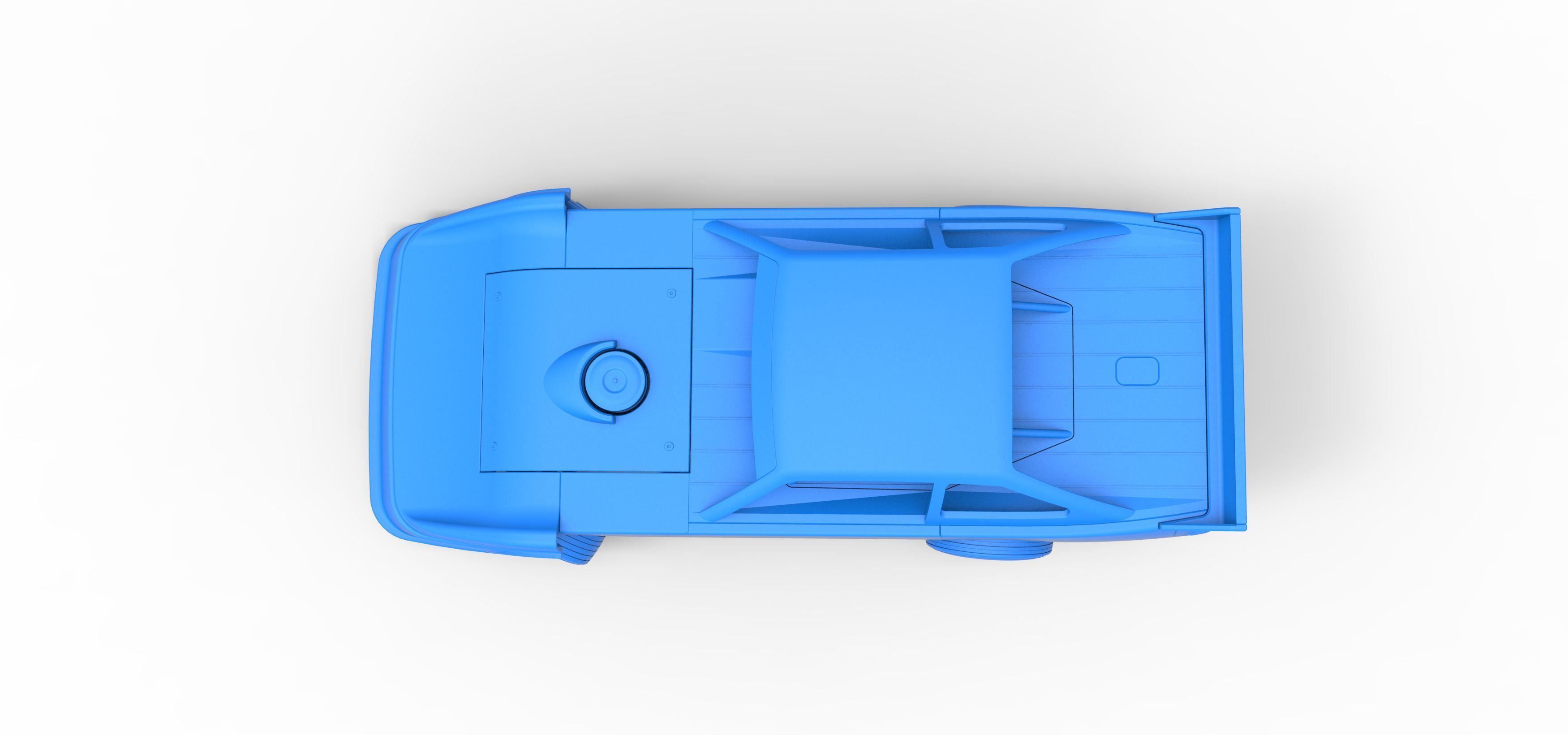 Australian Super Sedan while turning Scale 1 to 25 3D print model_38